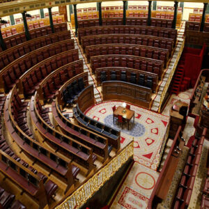 hemiciclo congreso de los diputados vista general y panoramica