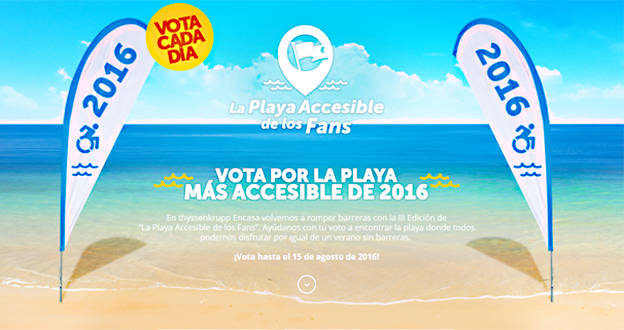 Vota a la playa más accesible 2016