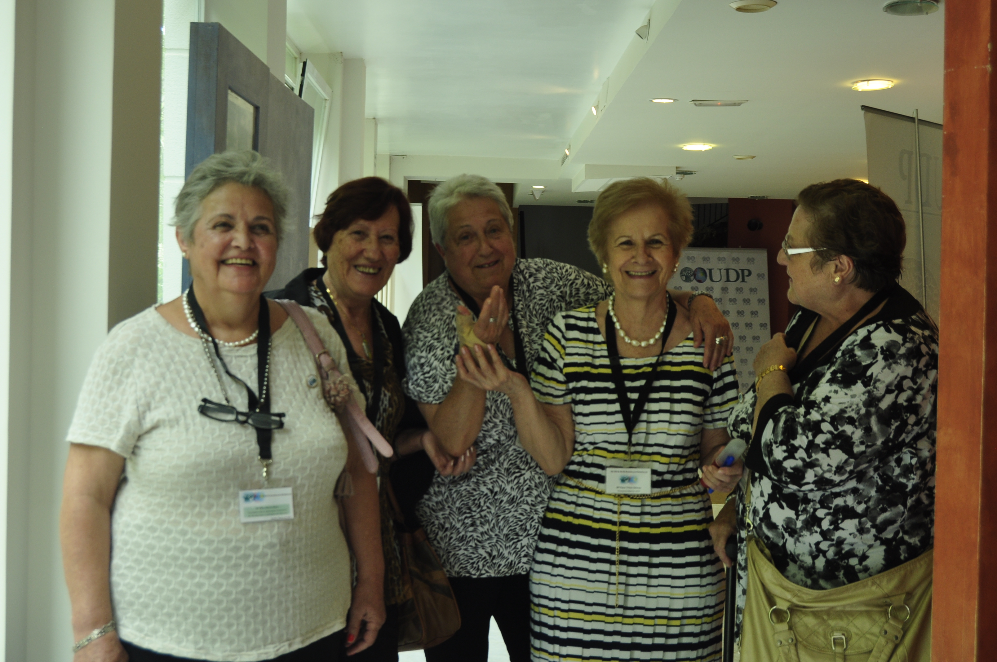 Mujeres socias de UDP durante la Asamblea