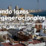 Seis alumnos de la Universidad de Cádiz, procedentes de Nueva Jersey, visitan el Centro Social de la Asociación Provincial de Pensionistas y Jubilados de Cádiz (UDP)