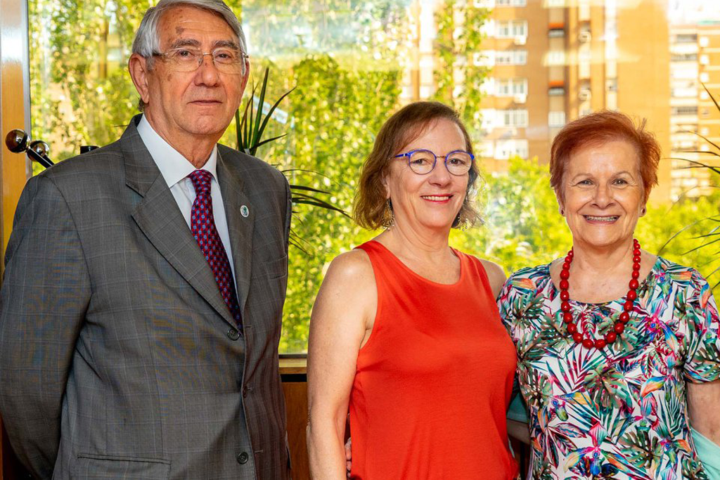 Satur Álvarez y Paca Tricio se reúnen con la directora del Imserso, María del Carmen Orte Socias. Año 2018