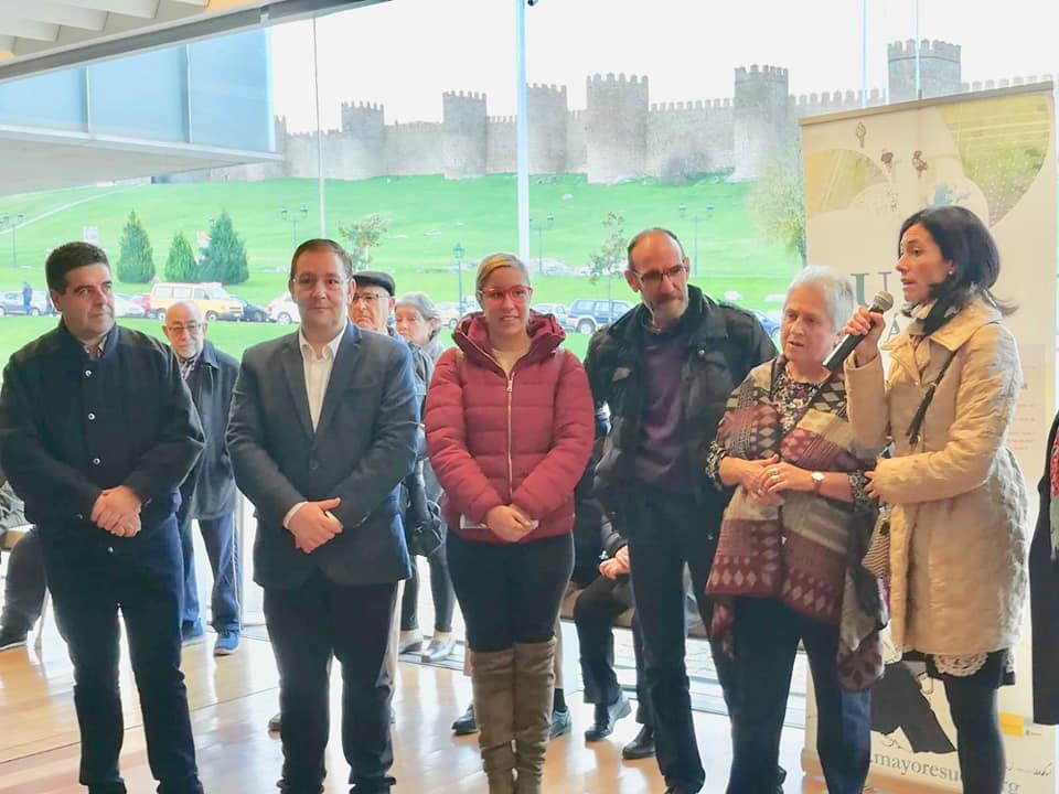 UDP Ávila celebra la primera feria del Mayor acompañados de representantes del ayuntamiento de Ávila