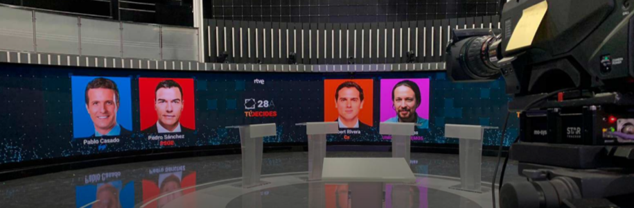 El primer debate a cuatro en RTVE