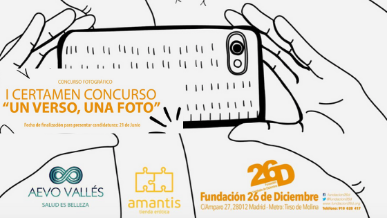 Primer Certamen Concurso "Un verso, una foto" Fundación 26 de Diciembre