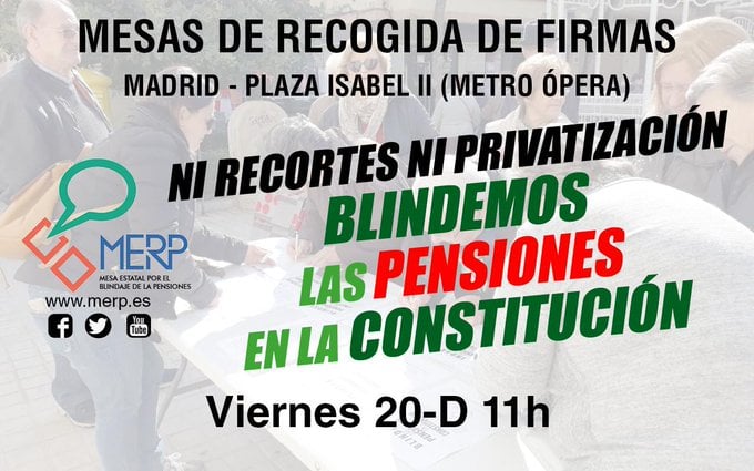 Recogida de firmas MERP_20 DICIEMBRE_Madrid