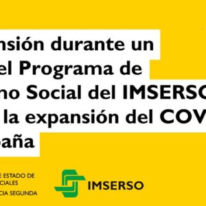 programa de turismo social del Imserso suspendido