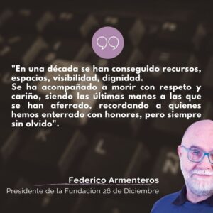 Federico Armenteros_La fundación 26 de Diciembre cumple 10 años