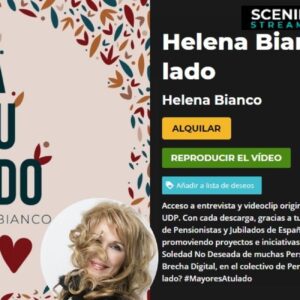 Colabora con la iniciativa solidaria y musical "A tu lado" de la Cantante Helena Bianco y la Unión Democrática de Pensionistas y Jubilados de España -UDP.