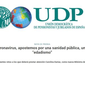 UDP_Las personas mayores en la sanidad pública