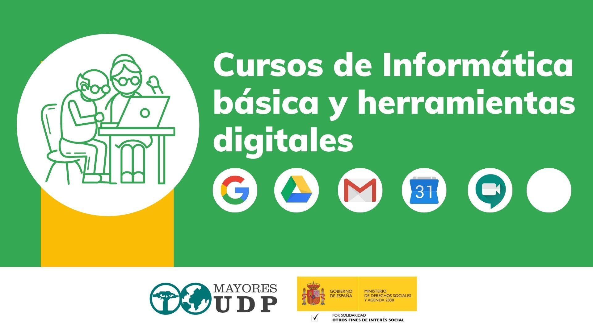 cursos en directo informática básica UDP