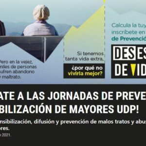 Jornadas prevención sobre el maltrato a personas mayores_MAYORESUDP 2021