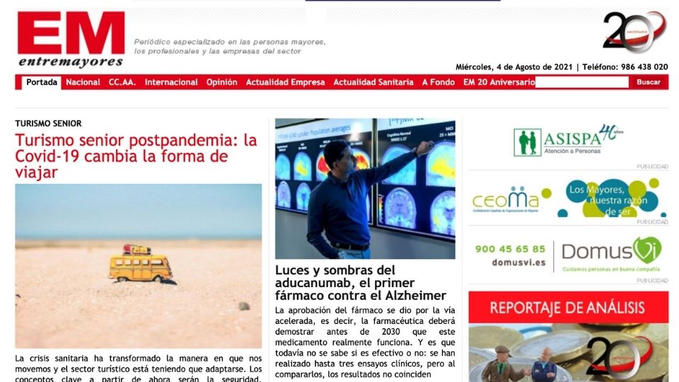 Prensa especializada personas mayores_diario digital entremayores