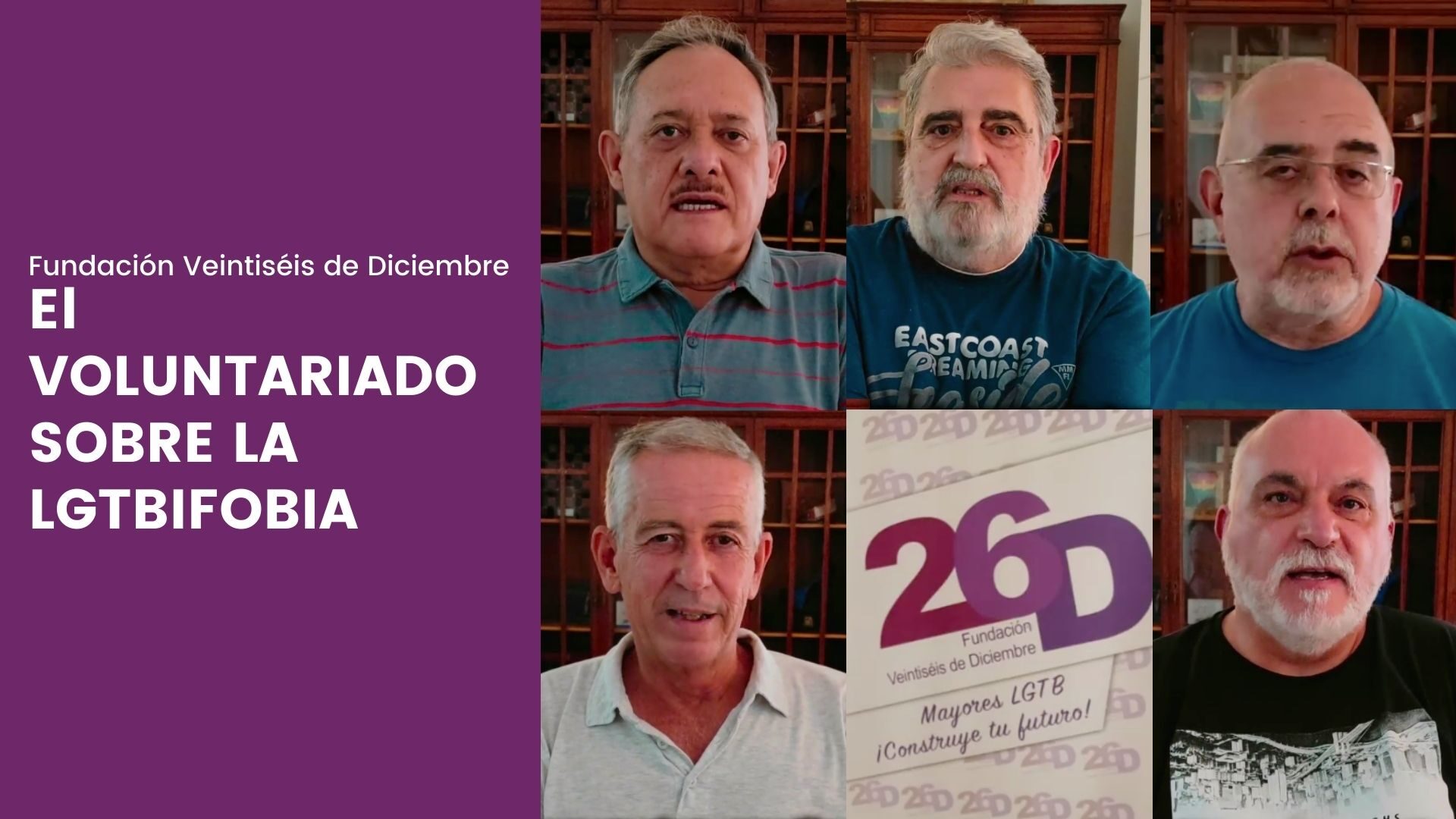 El Voluntariado de la Fundación 26D sobre la LGTBIFOBIA