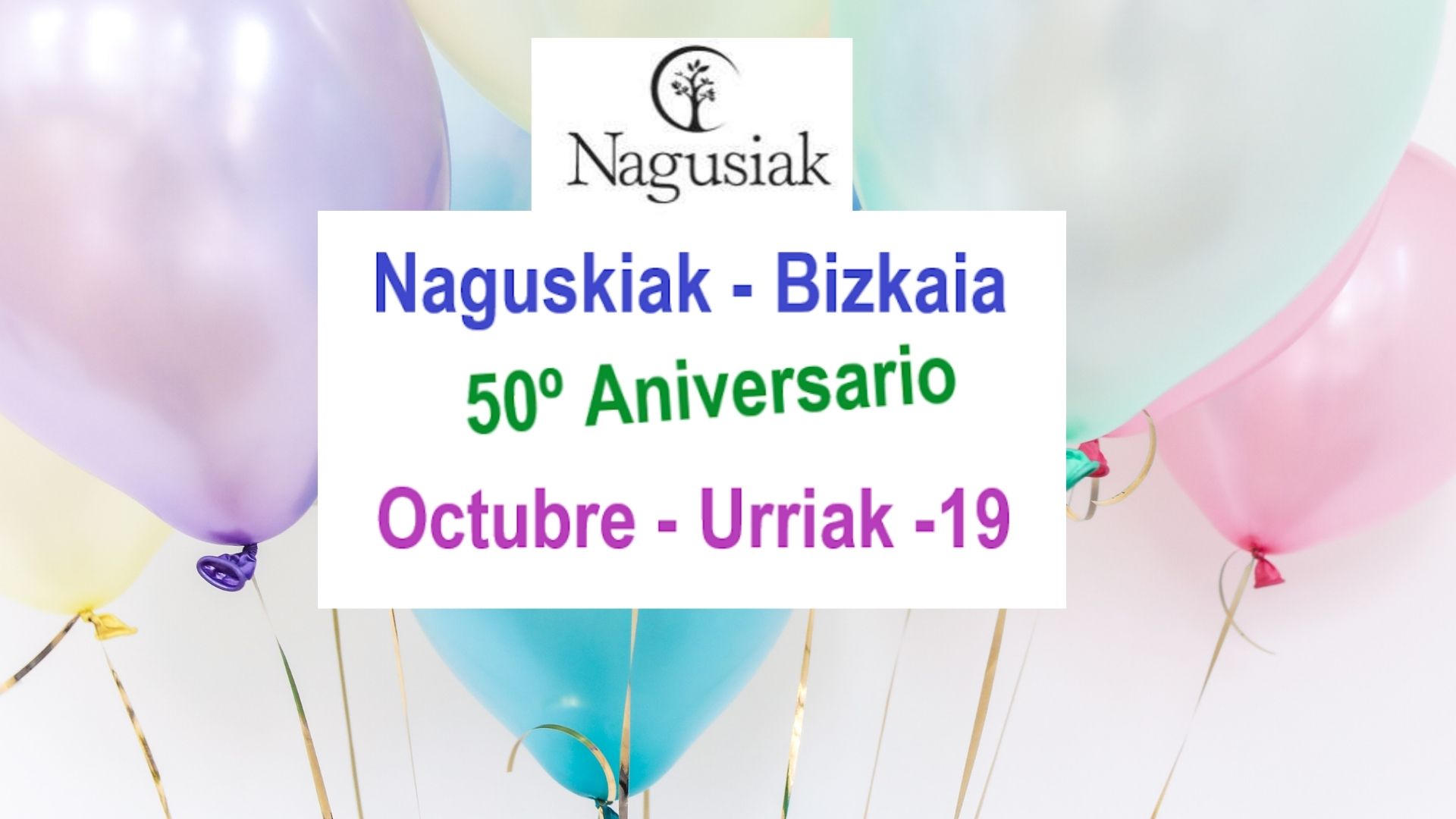Nagusiak - Bizkaia celebra este año 2021 su 50º aniversario