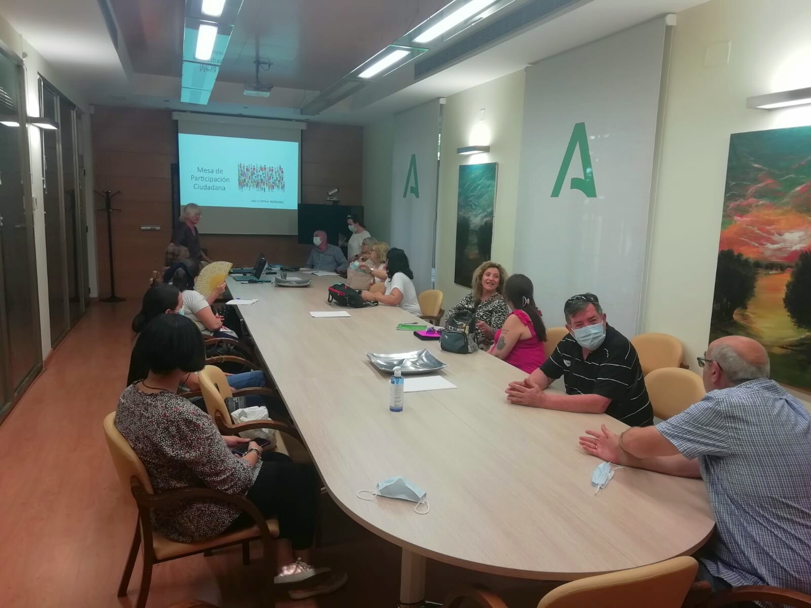 Jubilados por Jaén, en la Reunión de Participación Ciudadana del Ayuntamiento de Jaén
