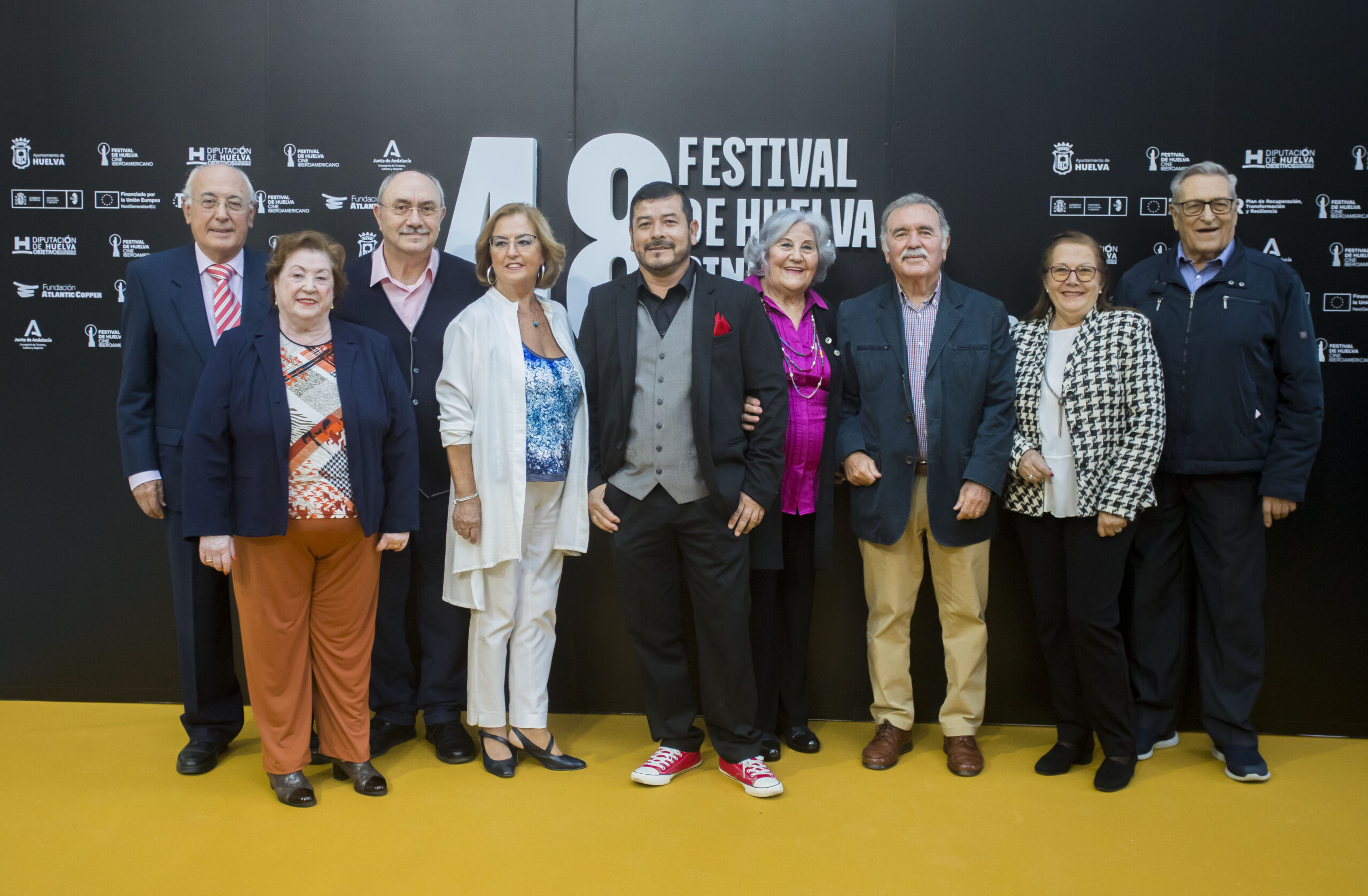 La asociación de pensionistas y jubilados Andariego de Huelva, triunfa en  El Festival Ibeoramericano de Cine de Huelva 
