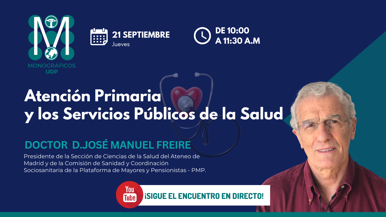 El Dr. José Manuel Freire analizará la Atención Sanitaria a las Personas Mayores