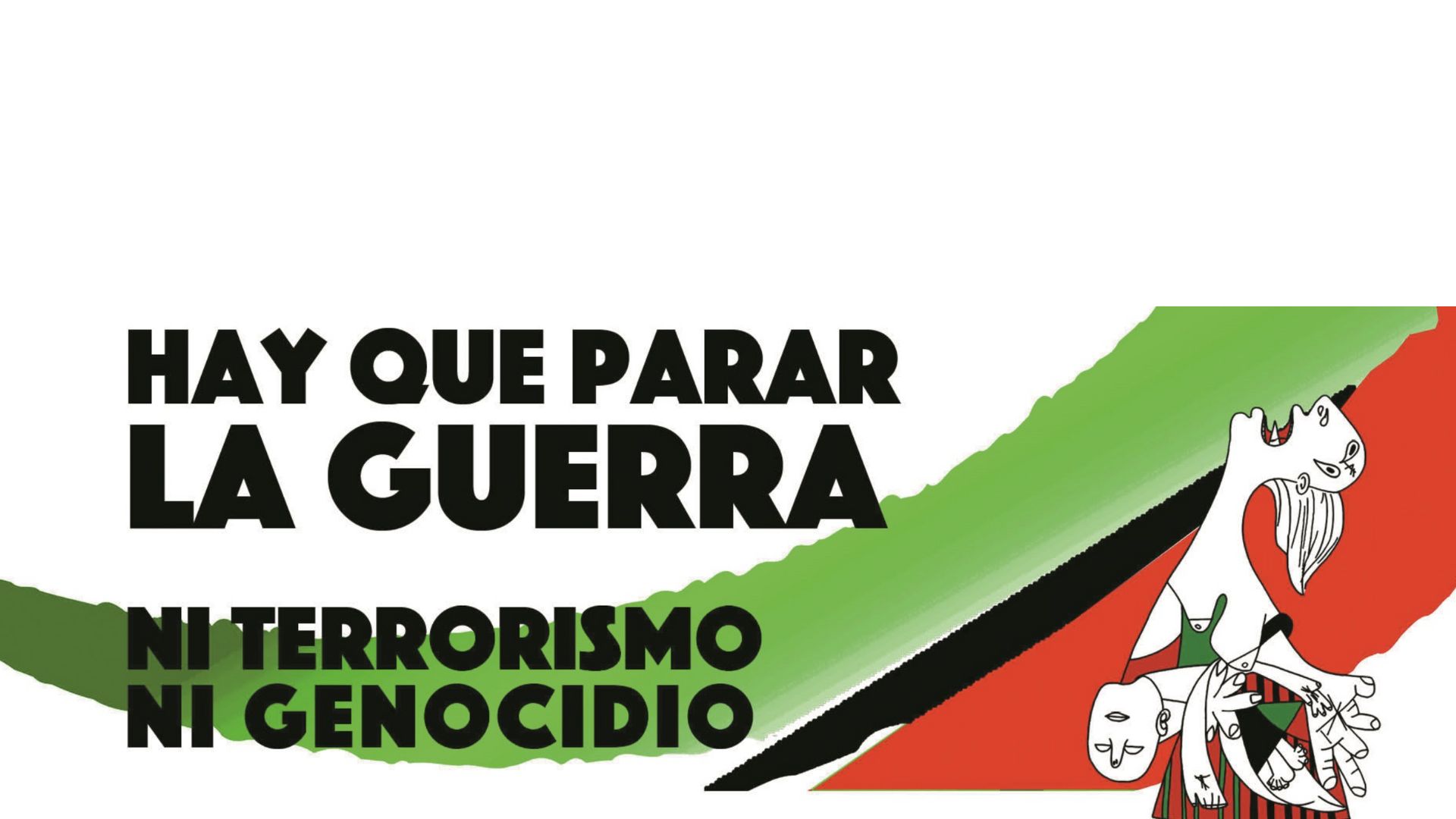 UDP apoya el manifiesto ‘Hay que parar la guerra. Ni genocidio ni terrorismo’.