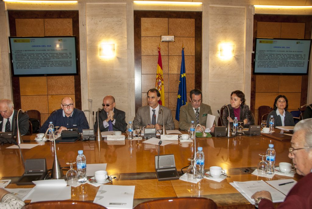 Reunión del Pleno del Consejo Estatal de las Personas Mayores del 10 de diciembre de 2014