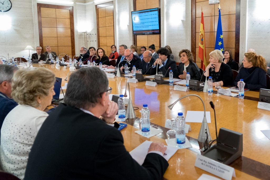 Reunión del Pleno del Consejo Estatal de las Personas Mayores del 10 de enero de 2017