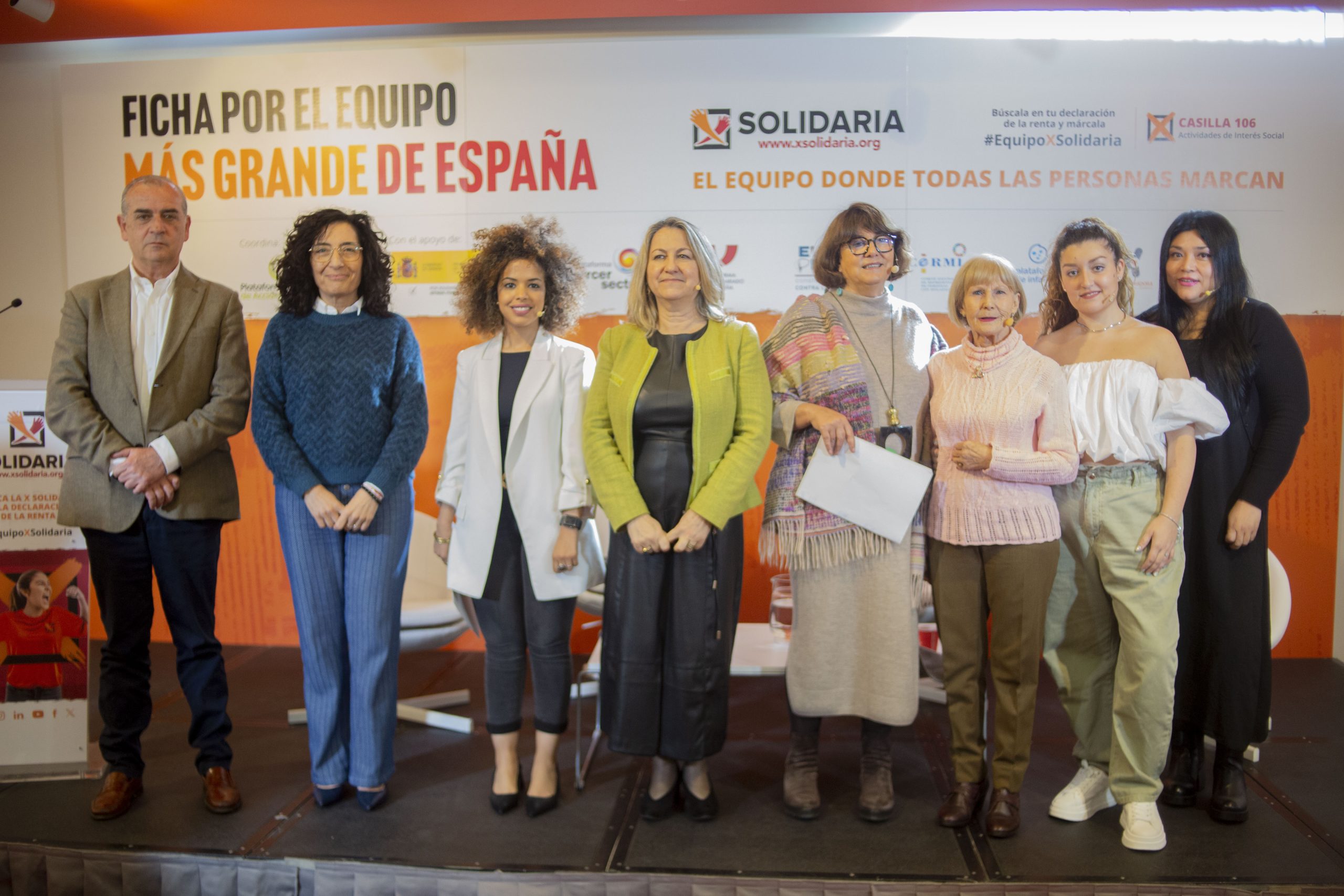 El equipo más grande de España ya suma más de 12 millones de personas que marcan la “X Solidaria” en su renta