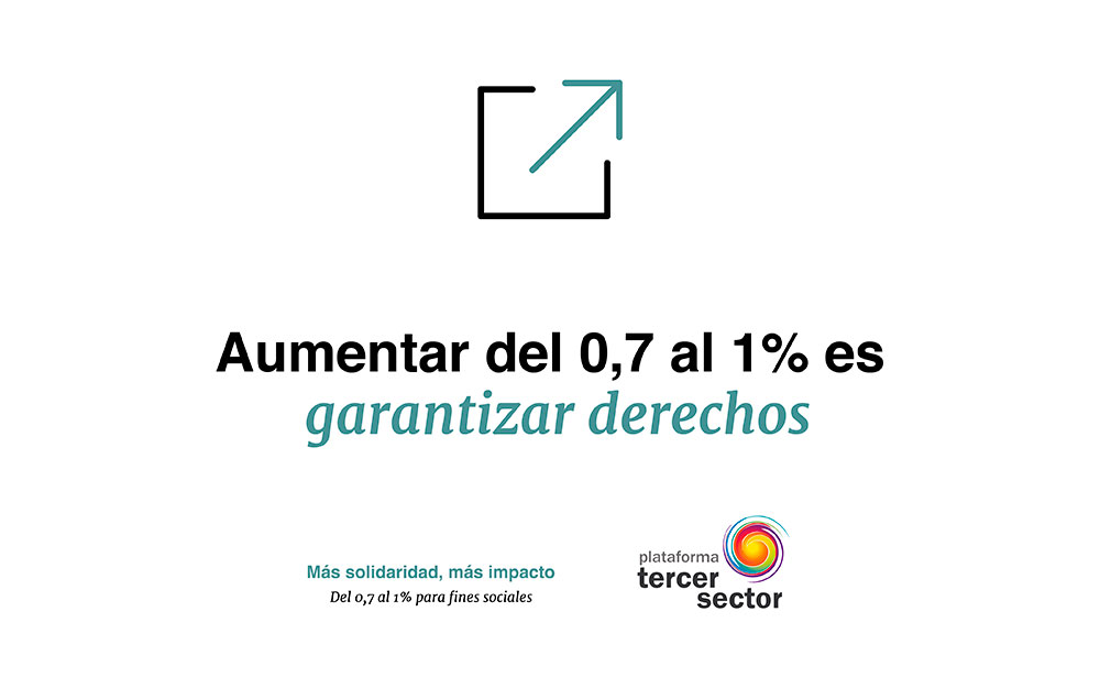 UDP solicita que los Presupuestos Generales del Estado de 2025 incluyan el aumento al 1% de la asignación tributaria para fines sociales