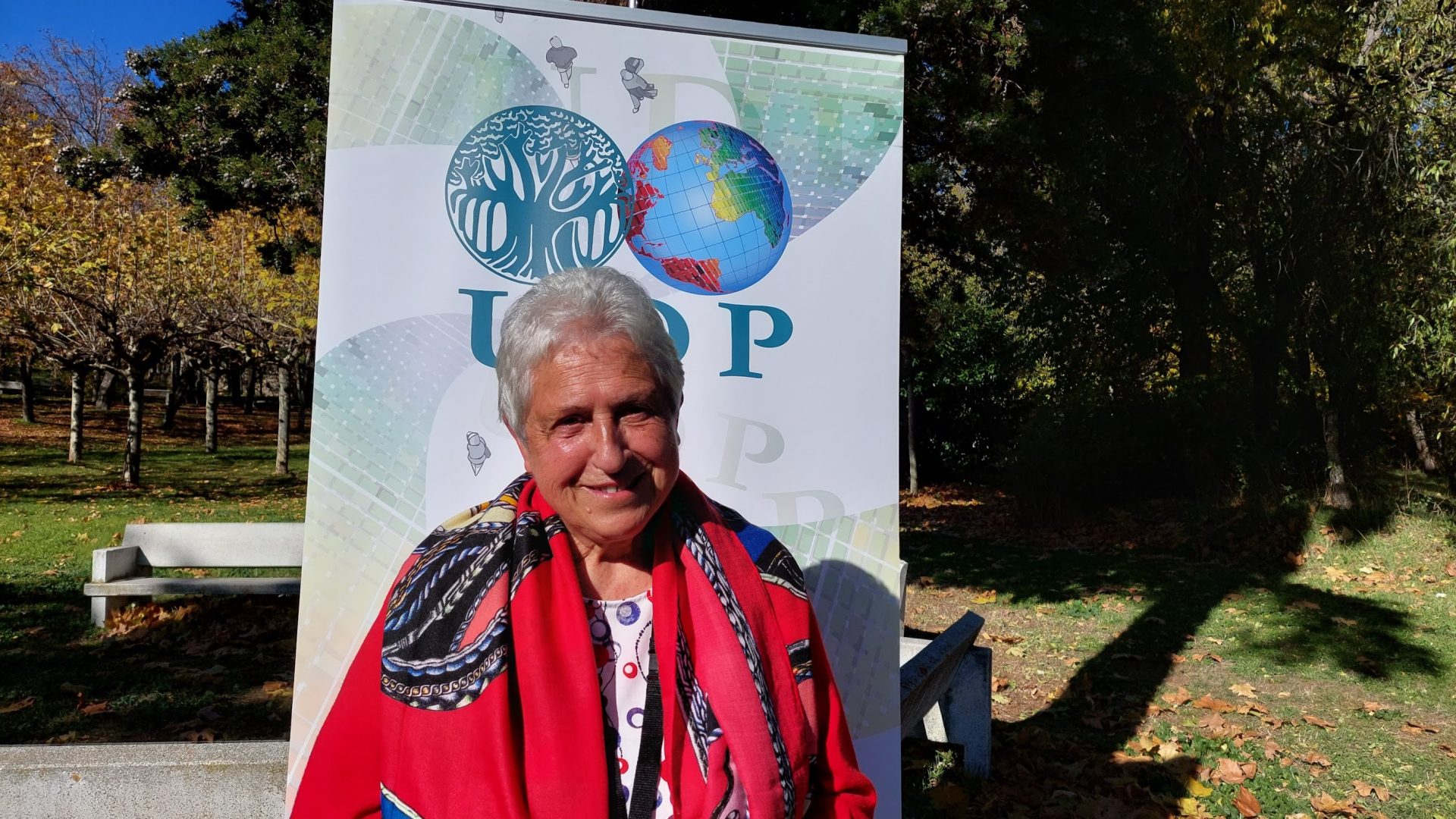 Inmaculada Ruiz Martín, presidenta de UDP, en un evento institucional.