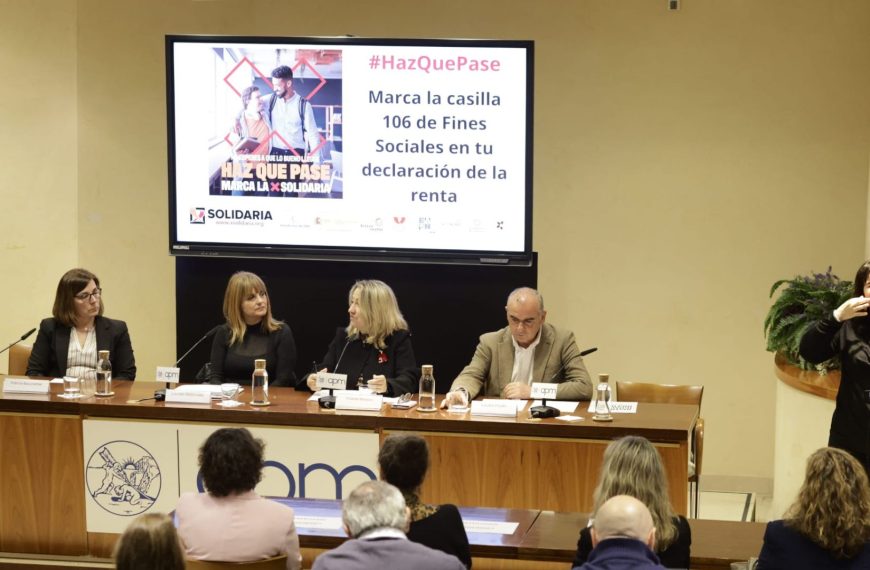Las ONG presentan la campaña de la XSolidaria 2025