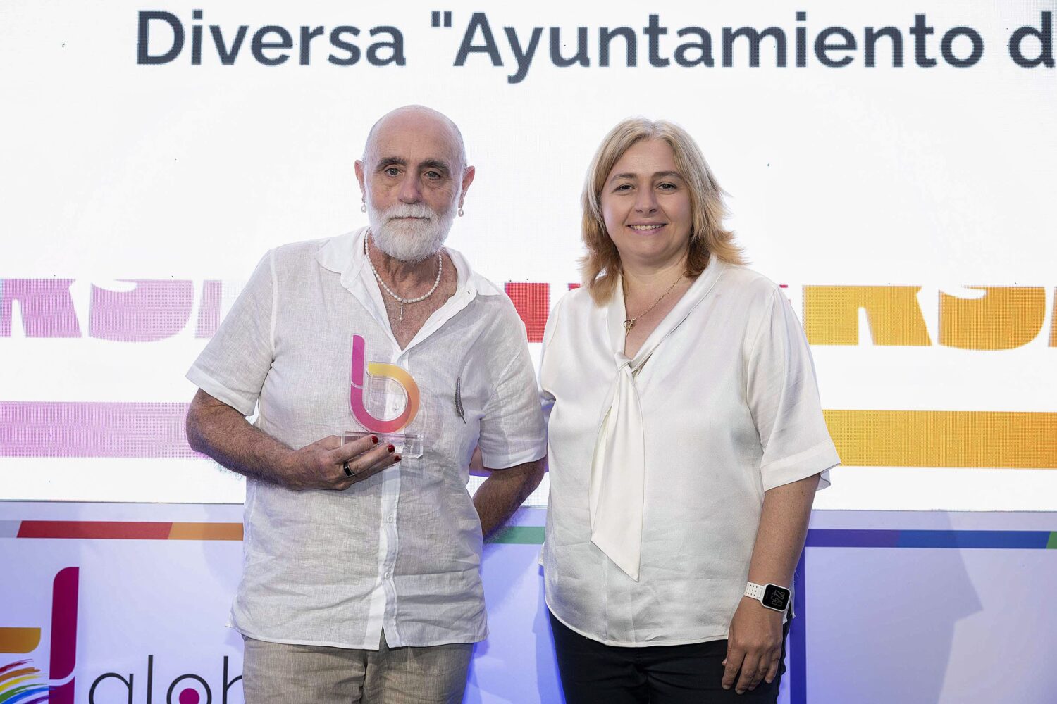 Inma Sanz, vicealcaldesa de Madrid junto a Federico Armenteros, presidente de la Fundación 26 de Diciembre